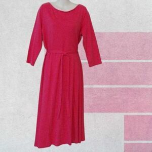 Quality Land's End Bright Pink Dress Size 14-16